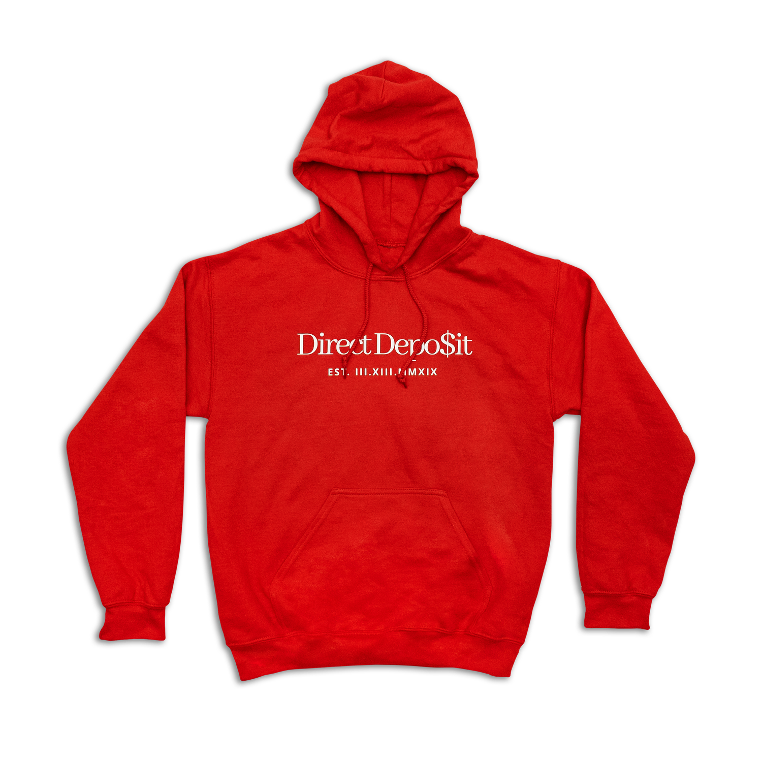 Direct Depo$it hoodie (University Red)